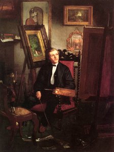 Autoportrait, c.1870 - Thomas Hovenden