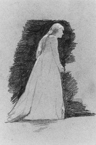 Femme debout, vers 1881-82 - Thomas Hovenden