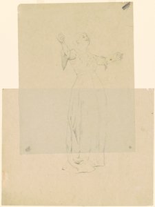 Femme aux bras tendus - Thomas Hovenden