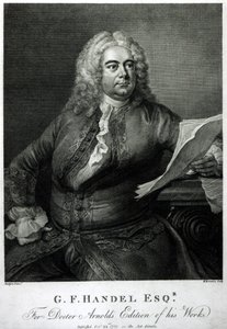 George Frederick Handel (1685-1759), gravé par William Bromley (1769-1842), pour l