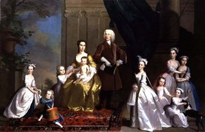 La famille Radcliffe, c.1738-42