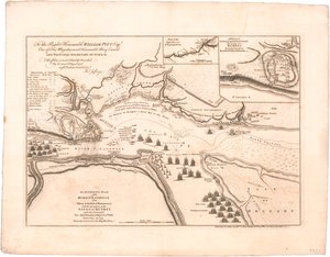 Plan de la rivière Saint-Laurent par Jeffreys - Thomas Jefferys