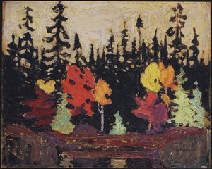 Épinette noire et érable, 1915