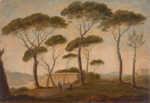 Le jardin de la Villa Borghese - Thomas Jones