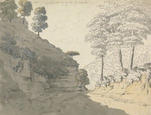 La route de Santa Maria de Monte à Naples - Thomas Jones