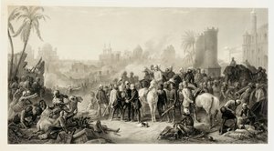 Le soulagement de Lucknow, et la rencontre triomphante de Havelock, Outram et Sir Colin Campbell, 1862