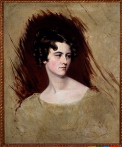 Portrait de la princesse Clémentine de Metternich. Peinture par Sir Thomas Lawrence