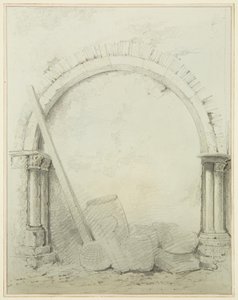 Arches et colonnes dans les locaux de Mereweather entre Nicholas Street et Corn Street - Thomas Leeson the Elder Rowbotham