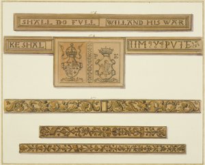 Frises sculptées et armoiries du 46 Baldwin Street - Thomas Leeson the Elder Rowbotham