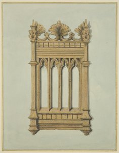 Fragment de chêne sculpté de l