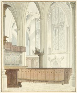 Intérieur de la Cathédrale de Bristol, près de l