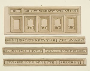Panneaux et inscriptions du 46 Baldwin Street - Thomas Leeson the Elder Rowbotham