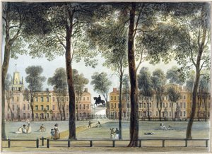 Queen Square, vue vers le sud-est