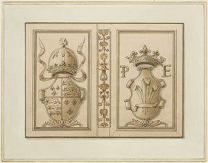 Armoiries royales du 46 Baldwin Street - Thomas Leeson the Elder Rowbotham