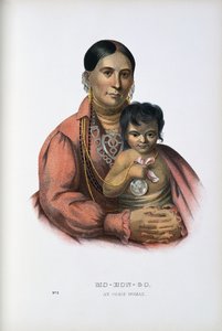 Do-Hon-Go, une femme Osage - Thomas Loraine (after) McKenney