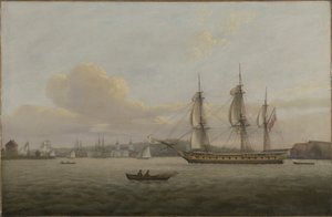 HMS "Pomone" au large de Greenwich - Thomas Luny