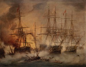 La bataille de Navarin, 20 octobre 1827 - Thomas Luny