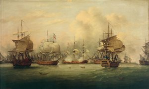 La bataille de Dogger Bank, 5 août 1781 - Thomas Luny