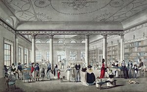 Bibliothèque de Hall à Margate, 1789 - Thomas Malton