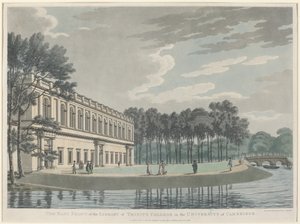 La façade est de la bibliothèque du Trinity College - Thomas Malton