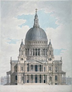 Façade ouest de la cathédrale Saint-Paul, Londres