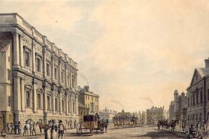 Whitehall avec la maison de Birmingham - Thomas Malton Jnr.