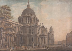 La façade nord de St. Paul