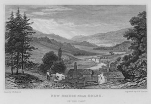 Nouveau Pont près de Holne, sur la Dart (gravure)