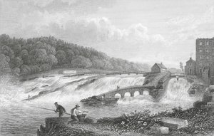 Le saut du saumon de Coleraine, Co Londonderry