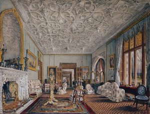 Salon de style gothique, c.1850 - Thomas Mann Baynes