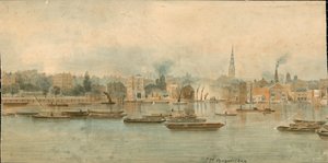 Panorama de la Tamise, côté nord, en 13 parties