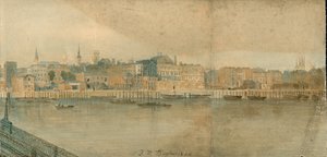 Panorama de la Rivière Thames, Côté Nord, en 13 parties - Thomas Mann Baynes