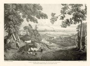 Vue des pentes de Highgate Archway - Thomas Mann Baynes