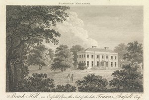 Beach Hill, sur Enfield Chase, la résidence du défunt Francis Russell, Esquire, banlieue extérieure - Nord - Thomas Medland
