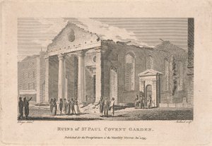 Ruines de St. Paul Covent Garden - Thomas Medland