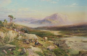 Fin de la chasse, Loch Maree - Thomas Miles II Richardson