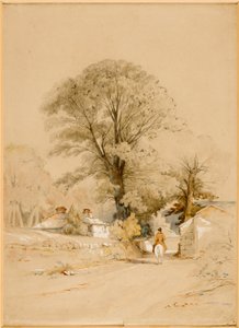 Paysage avec cavalier - Thomas Miles II Richardson