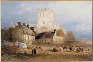 Abbaye de Jedburgh, vers 1835 - Thomas Miles Richardson