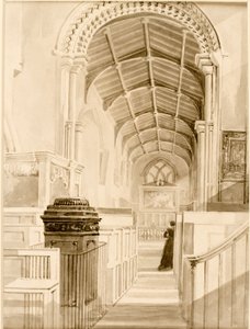 Église Saint-André (intérieur) - Thomas Miles Richardson