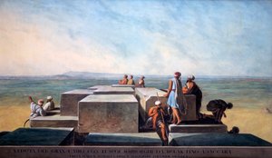 Sommet de la première pyramide de Gizeh, 1794