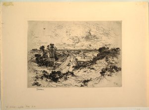 Une route près de la mer, Easthampton, New York