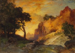 Un canyon latéral, Grand Canyon, Arizona, 1905 - Thomas Moran