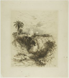 Une tour de Cortez - Thomas Moran
