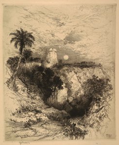 Une tour de Cortez, Mexique - Thomas Moran