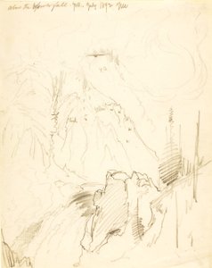 Au-dessus de la chute inférieure, Yellowstone - Thomas Moran