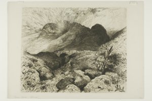 Pont dans le col de Glencoe, Écosse - Thomas Moran