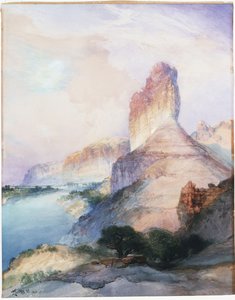 Castle Butte, Green River, Wyoming, 1900 - Thomas Moran