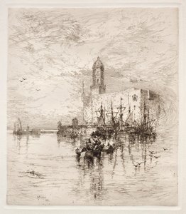Château de San Juan de Ulúa, Veracruz, 1884 - Thomas Moran