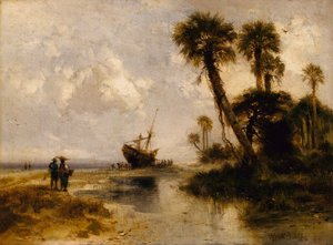 Fort George Island, Floride - Thomas Moran
