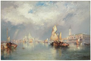 Grand Canal, Venise, 1905 - Thomas Moran